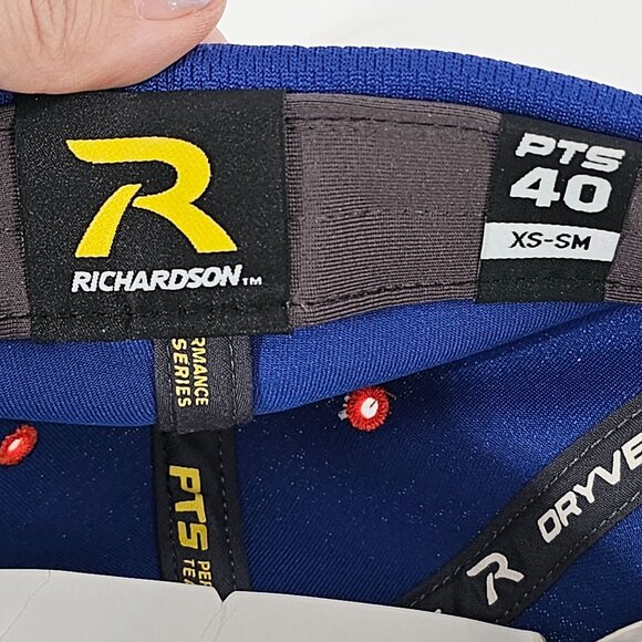 Richardson PTS 40 Uform XS-SM Blue & Orange Baseball Hat《820》A - Picture 6 of 6